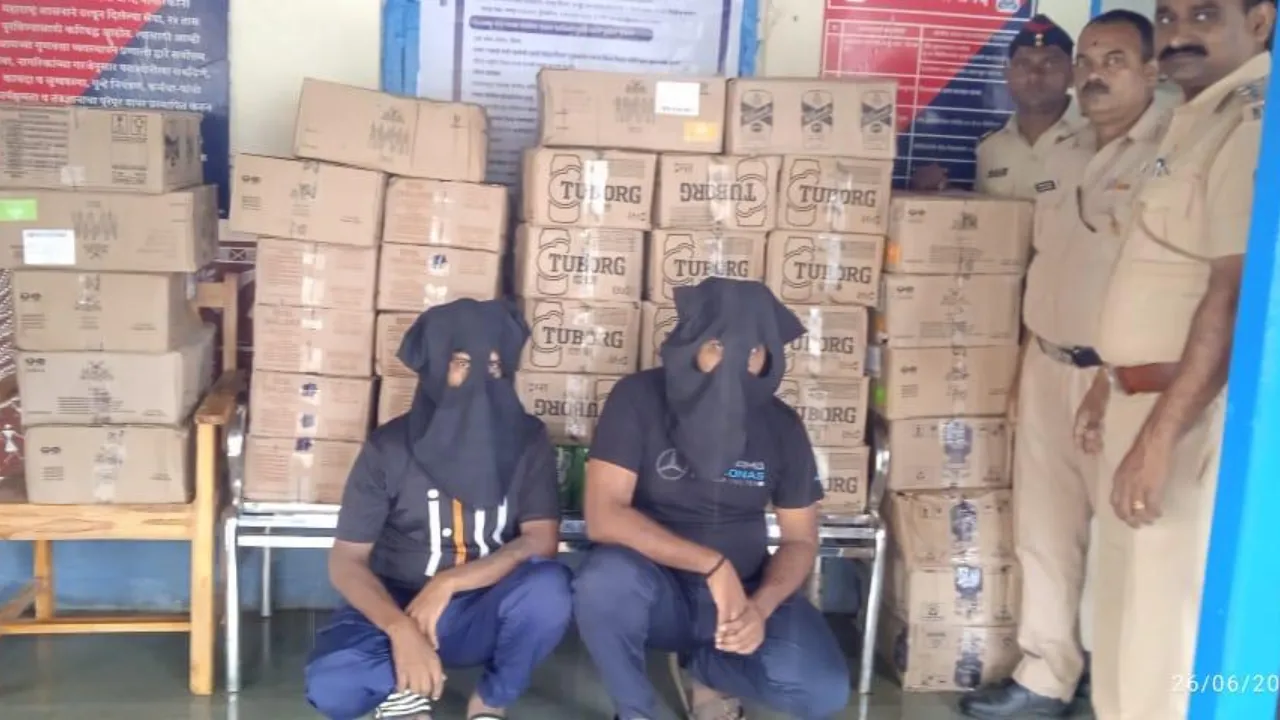 मोखाडा पोलिसांची मोठी कारवाई! ₹२.४१ लाखांचा दारुसाठा जप्त