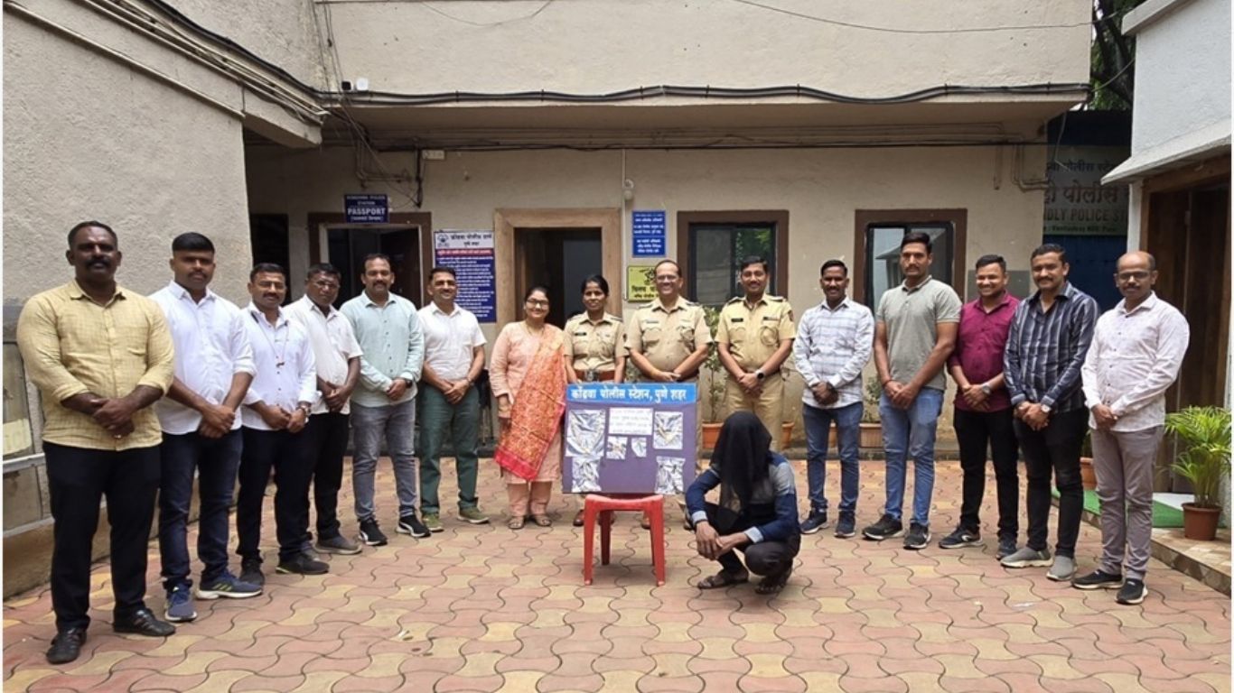 कोंढवा चोरी प्रकरण: दाजीच्या घरीच चोरी करणारा मेव्हणा अटकेत, 2.46 लाखांचा ऐवज जप्त