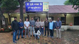 मोक्का गुन्ह्यातील दोन वर्षांपासून फरार असलेला आरोपी ‘पाकोळी’ युनिट ४ च्या ताब्यात