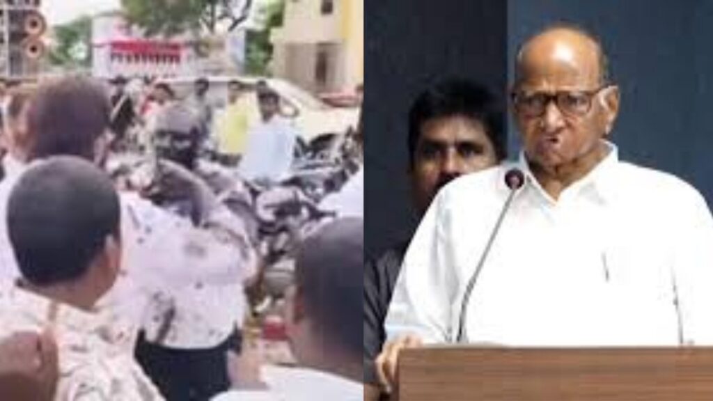 अक्कलकोटमध्ये प्रवीण गायकवाड यांच्यावर शाईफेक; शरद पवारांचा तत्काळ फोन.