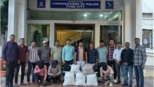 पुणे: अंमली पदार्थ विरोधी पथकाची मोठी कारवाई; दोडाचुरा व गांजासह पाचजण अटकेत