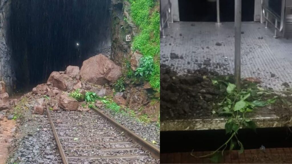 📰 कसारा लोकल ट्रेनवर दरड कोसळली; दोन प्रवासी जखमी
