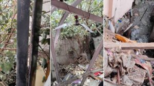 मुंबईत मुसळधार पावसामुळे भांडुपमध्ये भिंत कोसळली, टेकडीवरील घरं पडली