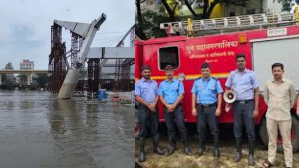 पुण्यात मुळा-मुठा नद्यांना पूर; संभाजी भिडे पूल पाण्याखाली, नागरिकांना सतर्कतेचा इशारा