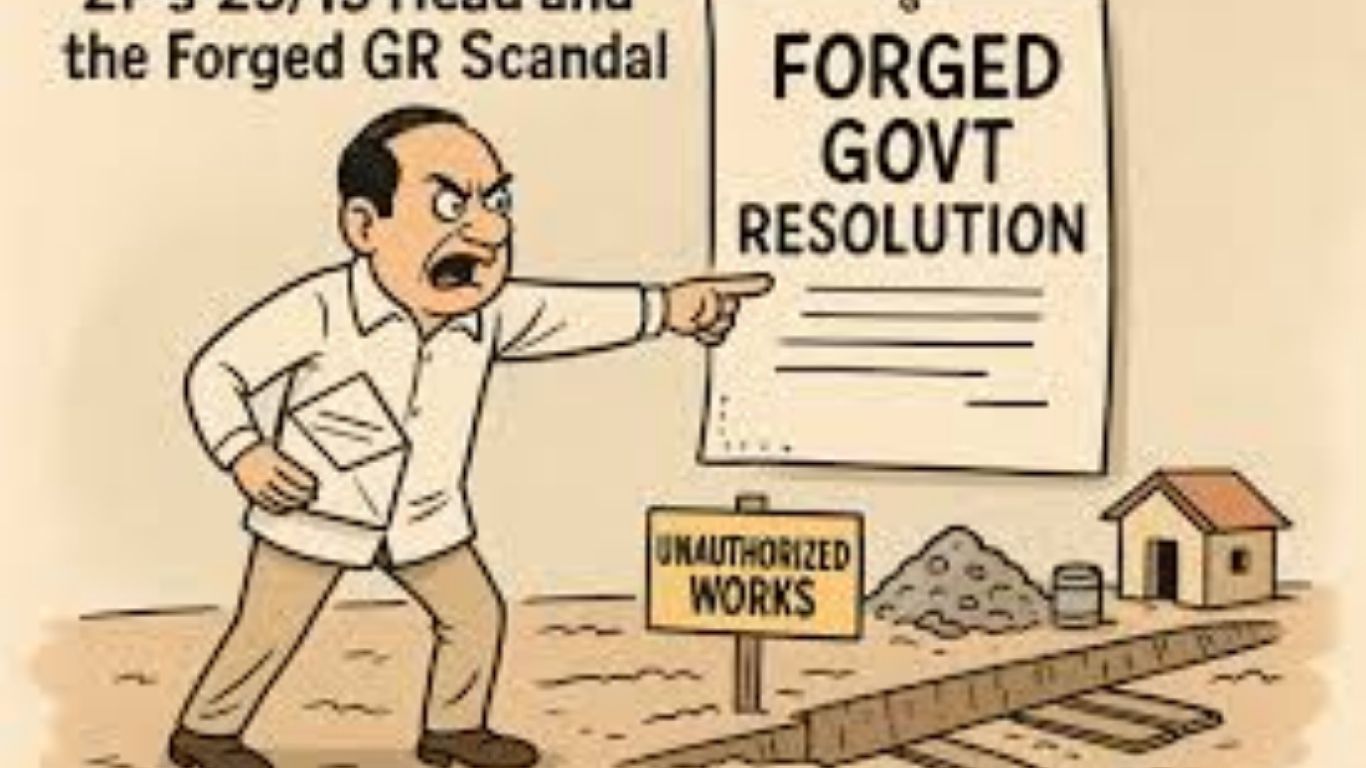 अहिल्यानगरमध्ये ७ कोटींची बनावट GR घोटाळा; ४५ बनावट शासन निर्णय उघड, नागरिक खूश पण कंत्राटदार अडचणीत