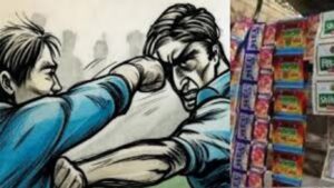 पुणे अपराध: वाघोलीत गुटखा पुडी वादातून विक्रेता व ग्राहकात मारामारी