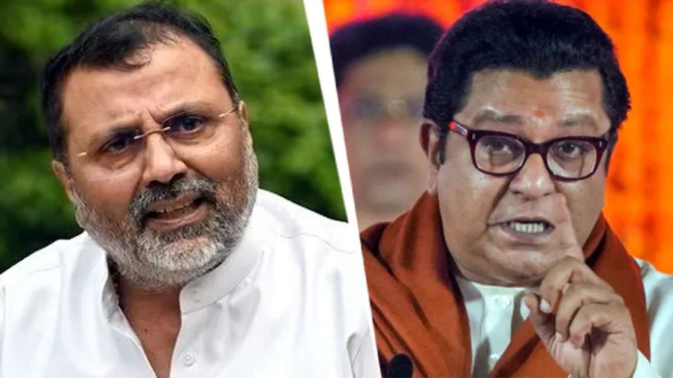 राज ठाकरे vs निशिकांत दुबे वाद: मराठी विरुद्ध हिंदी पुन्हा पेटले, मनसे-ठाकरे गट आक्रमक