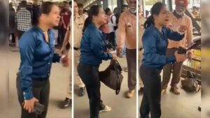 हायफाय लूक, पण विनातिकीट प्रवास; रेल्वे स्थानकात महिलेचा तमाशा सोशल मीडियावर व्हायरल