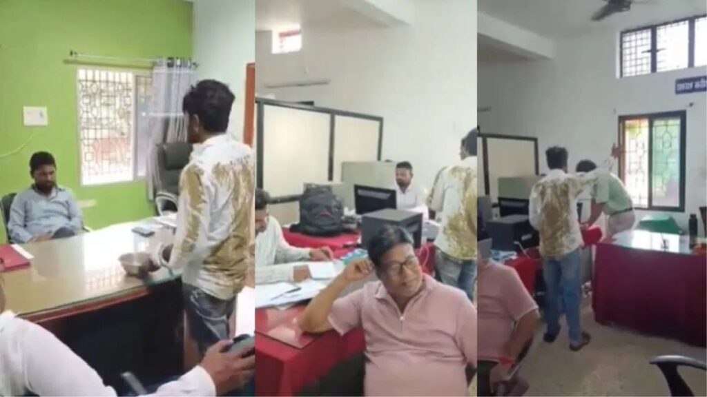 गावातील नळ शोभेची वस्तू ठरले; उपसरपंचाचे पाण्यासाठी अनोखे आंदोलन, प्रशासनाची धांदल