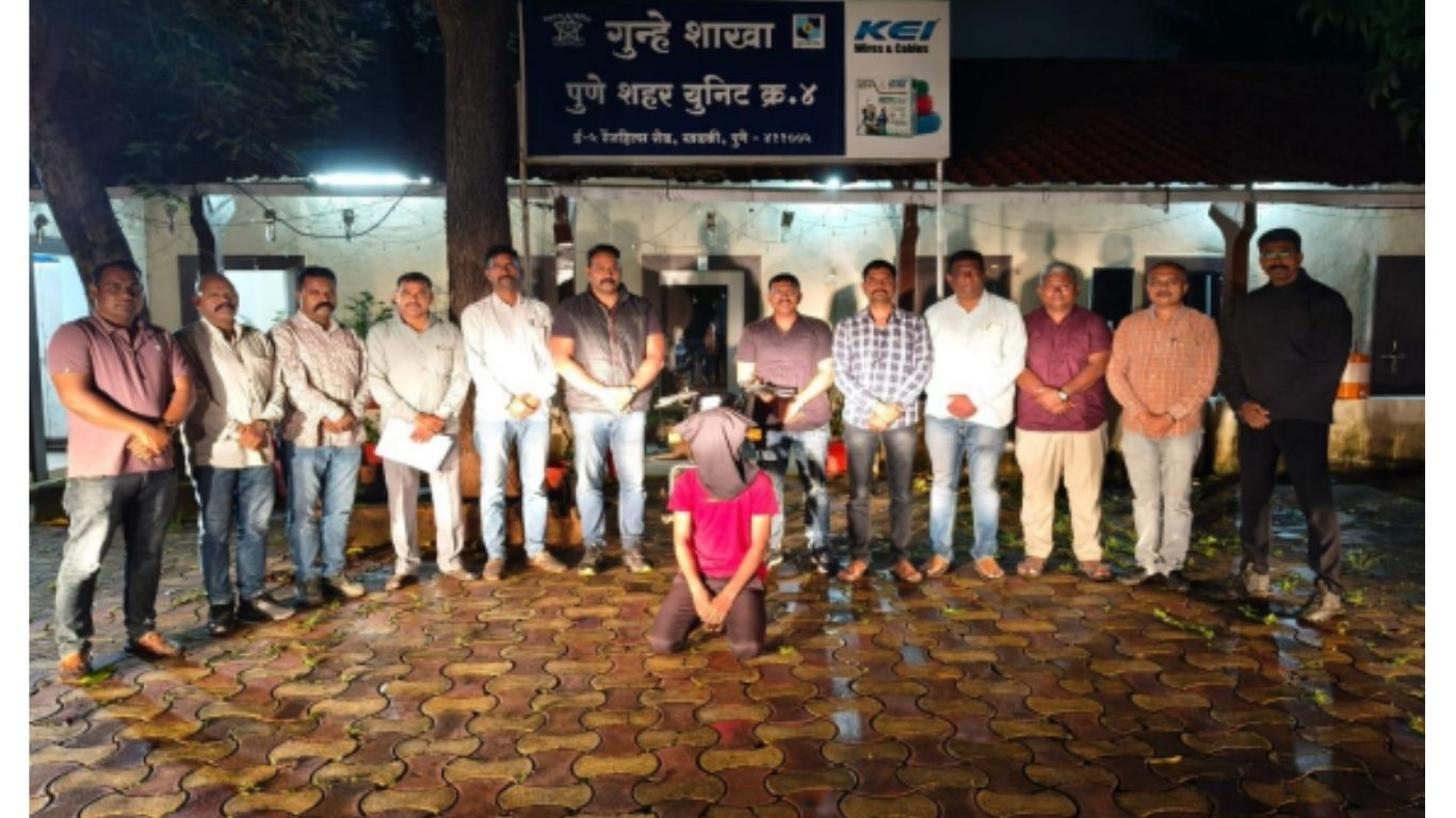 पुण्यात रॉयल एनफिल्ड शोरूममध्ये जबरी चोरी; युनिट 4 कडून आरोपी अटक