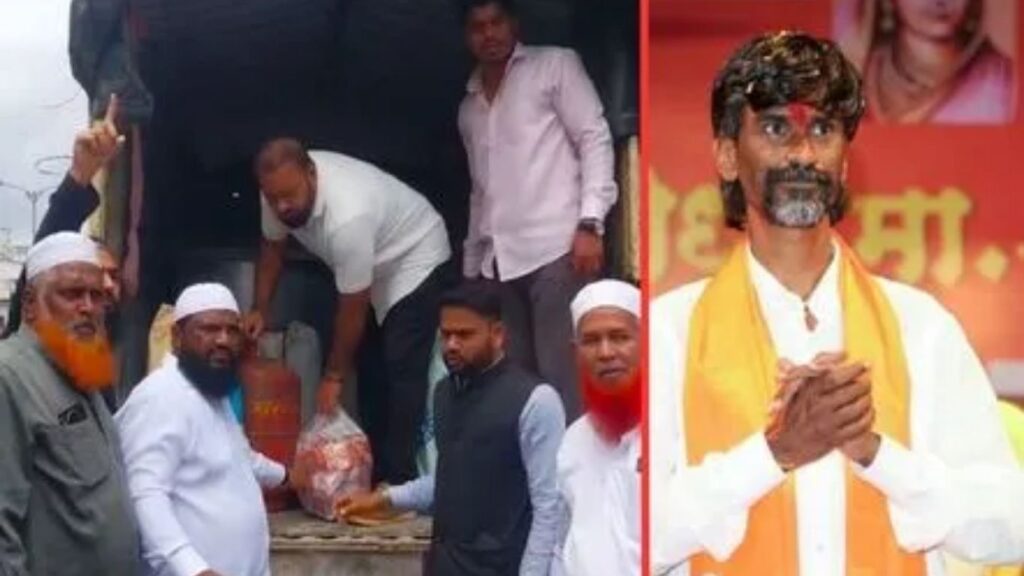मराठा आंदोलनाला पाठिंबा; हाजी गफूर पठाणांनी आझाद मैदानातील आंदोलकांसाठी मायेचा घास पाठवला