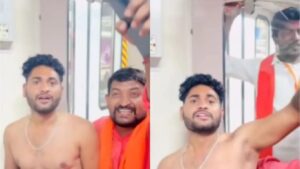 आरक्षण मिळेपर्यंत कपडे न घालण्याची तरुणाची शपथ.