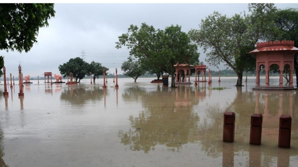 दिल्लीतील मुसळधार पावसाचा फटका; 100 पेक्षा जास्त रेल्वेगाड्या ठप्प, यमुना लोखंडी पूल बंद