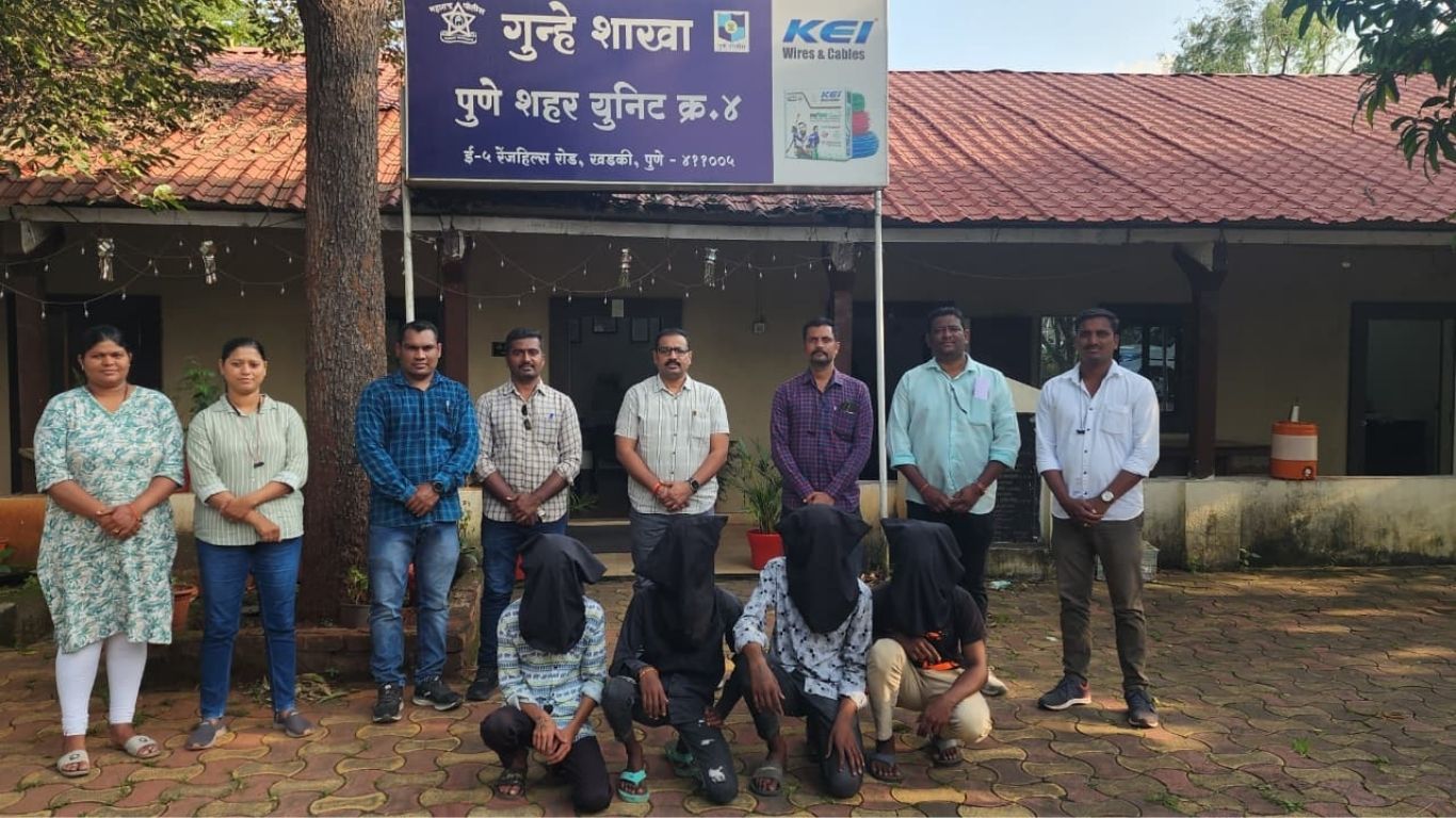 येरवडा पोलिसांनी गंभीर आरोपींना युनिट-४ पथकाने ताब्यात घेतले