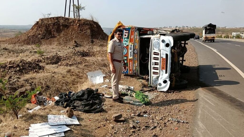 पुणे-नाशिक महामार्गावर अपघात; तरूणी गंभीर जखमी