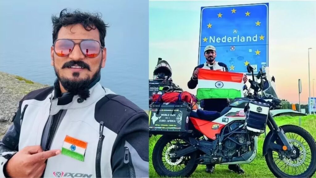 नवी मुंबईचा बाईकर योगेश आलेकरी याला यूकेमधील बाईक चोरीनंतर नवीन KTM मिळाली