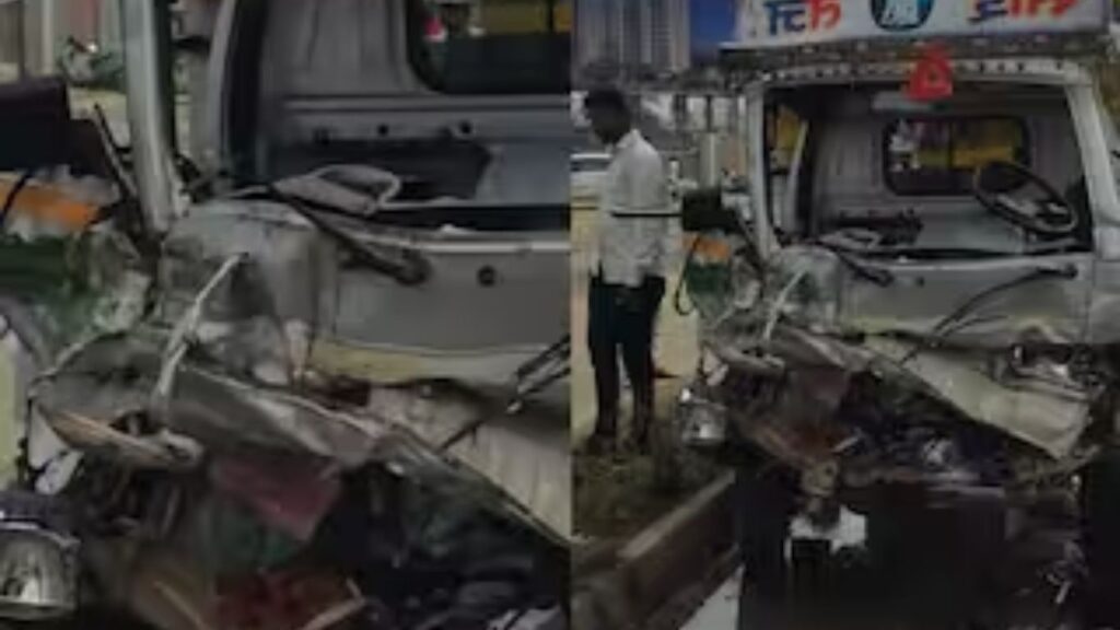 मुंबई-बेंगळुरू महामार्गावरील भीषण अपघातात दोन विद्यार्थ्यांचा मृत्यू