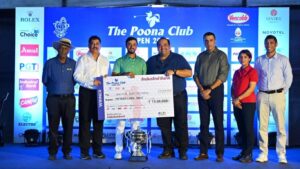 थरारक प्लेऑफ विजयात शौर्य भट्टाचार्यने पटकावला 'द पूना क्लब ओपन 2025'चा किताब