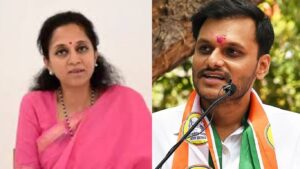 सुप्रिया सुळे आणि युगेंद्र पवार यांच्या नेतृत्वाखाली सरन्यायाधीश भूषण गवई यांच्यावर झालेल्या हल्ल्याचा निषेध