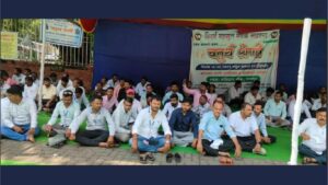 नागपूर: महसूल सेवकांचा बेमुदत उपोषण पाचव्या दिवसाला