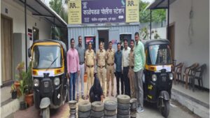 पुणे काळेपडळ पोलीस स्टेशन: ऑटो रिक्षा टायर व स्टेफनी चोरी करणारा २४ तासात जेरबंद
