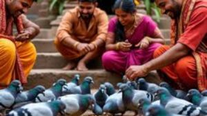 दादरमध्ये कबूतर बचाओ धर्मसभा सुरू, जैन, हिंदू आणि बौद्ध धर्मगुरूंची उपस्थिती