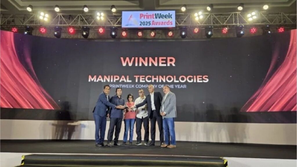 Printweek Awards 2025: मणिपाल टेक्नॉलॉजीजला मिळाला ‘Company of the Year’ पुरस्कार