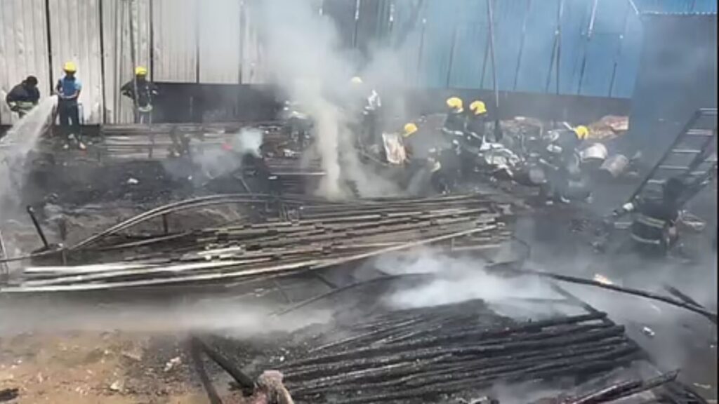 मीरा भाईंदरमध्ये गॅस सिलेंडर स्फोट; तरुणी गंभीर जखमी