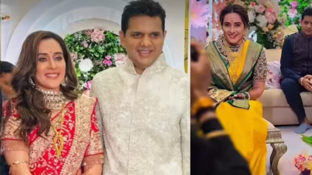 अभिनेत्री तेजस्विनी लोणारीचा गुपचूप साखरपुडा; शिंदे गटाचे नेते सदा सरवणकर यांचा मुलगा समाधान सरवणकरशी साखरपुडा