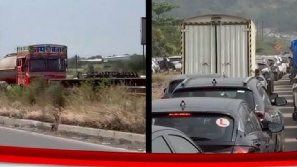 पुणे-नाशिक महामार्गावर पाच तासांचा रास्ता रोको; दोन्ही बाजूला वाहनांच्या लांबच लांब रांगा