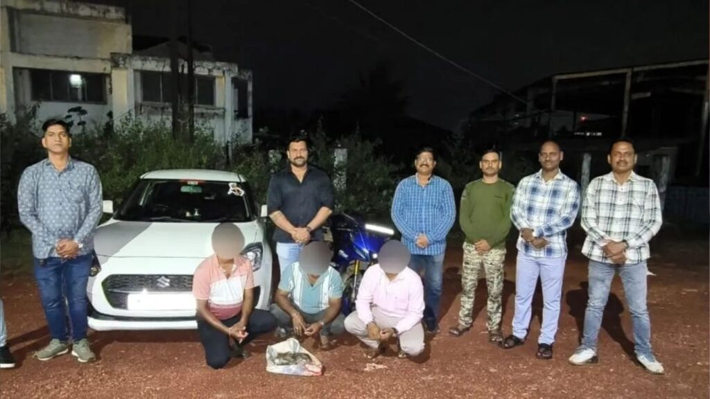 व्हेल माशाच्या उलटीची 3 कोटींची तस्करी उघड; स्थानिक गुन्हे शाखेची मोठी कारवाई