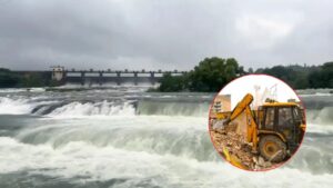 पुणे: खडकवासला धरणक्षेत्रात मोठी कारवाई! कुडजे परिसरातील बेकायदा रिसॉर्ट-बंगले जमीनदोस्त; RTO चीही धडक तपासणी