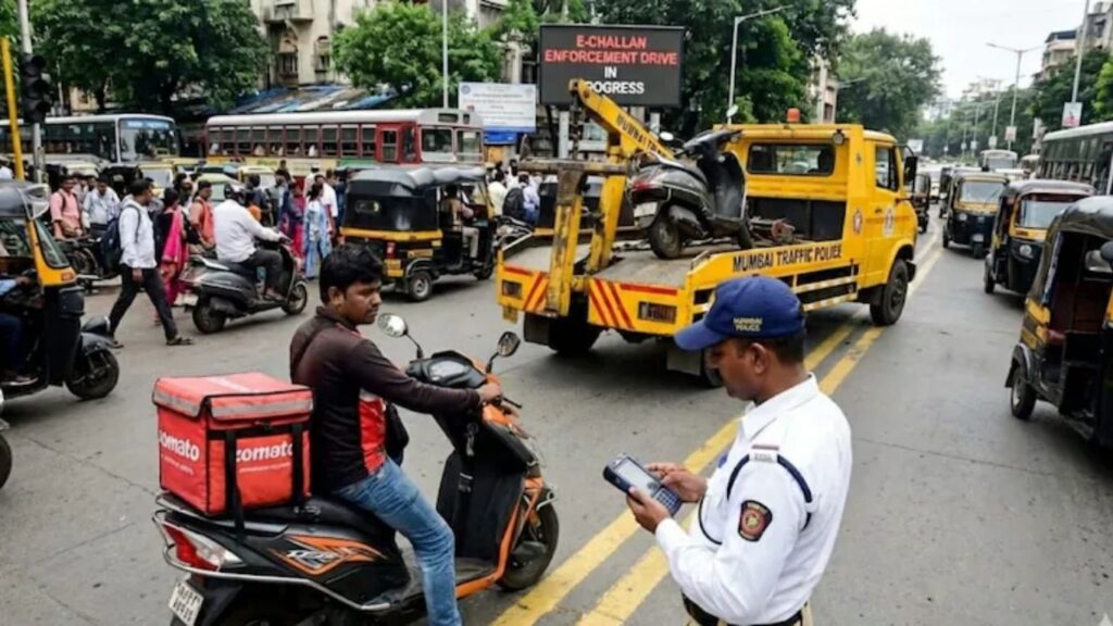 Mumbai Traffic Police E-Challan: फूड डिलिव्हरीवाल्यांवर कडक कारवाई; 517 ई-बाईक जप्त, 23 हजार चालकांना ई-चलन