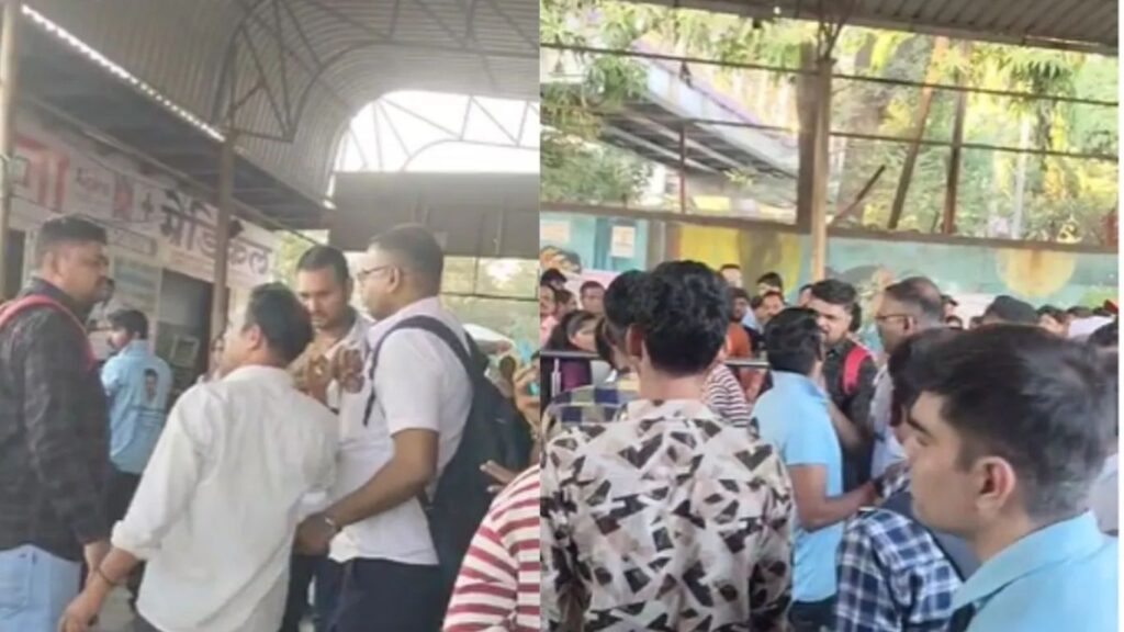 Thane News: कळवा स्टेशनबाहेर राडा! अनधिकृत फेरीवाल्यांकडून जीआरपी–आरपीएफ कर्मचाऱ्यांना मारहाण