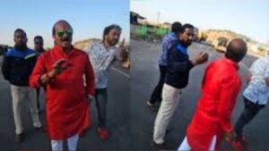 नवले पुलावर वसंत मोरे थोडक्यात बचावले! फेसबुक लाईव्हदरम्यान भीषण प्रसंग कैद