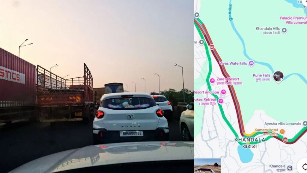 खोपोली बोरघाटात भीषण वाहतूक कोंडी; मुंबई–पुणे जुन्या महामार्गावर 8 किमीपर्यंत वाहनांच्या रांगा