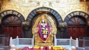 Shirdi Sai Baba: दुबईतील साईभक्ताकडून 55 लाखांची सुवर्ण फ्रेम दान; साईचरणी भव्य अर्पण