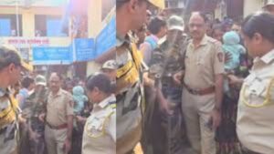 मुलं पळविण्याच्या संशयावरून पालघरमध्ये चौघांचा घेराव; पोलिसांच्या हस्तक्षेपाने अनर्थ टळला