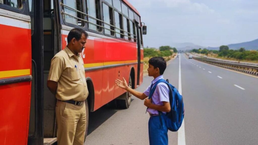 Solapur News: पास नसल्याने पाचवीच्या चिमुकल्याला हायवेवर उतरवलं; लालपरीच्या कंडक्टरच्या अमानवी वर्तनावर संताप