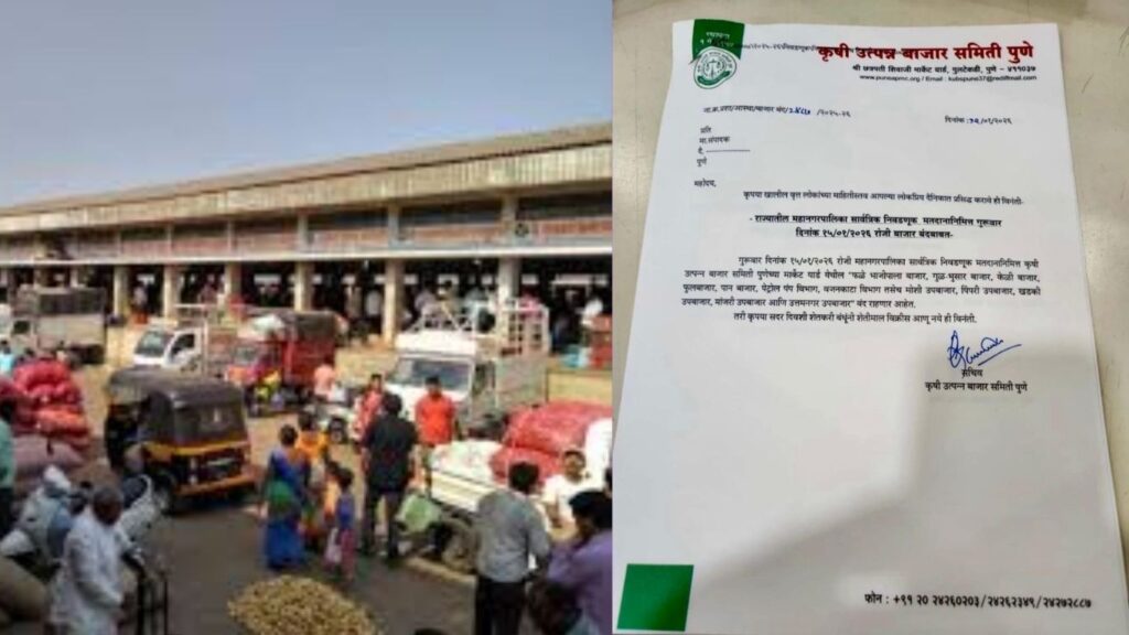 PMC Election Update: पुण्यात मतदानाच्या दिवशी मार्केट यार्ड व उपबाजार गुरुवारी बंद