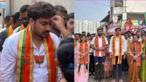 वाघोली प्रभाग ०४ मध्ये भाजप उमेदवार सुरेंद्र पठारे यांची पदयात्रा; थेट जनसंवादातून विकासाबाबत सकारात्मक वातावरण