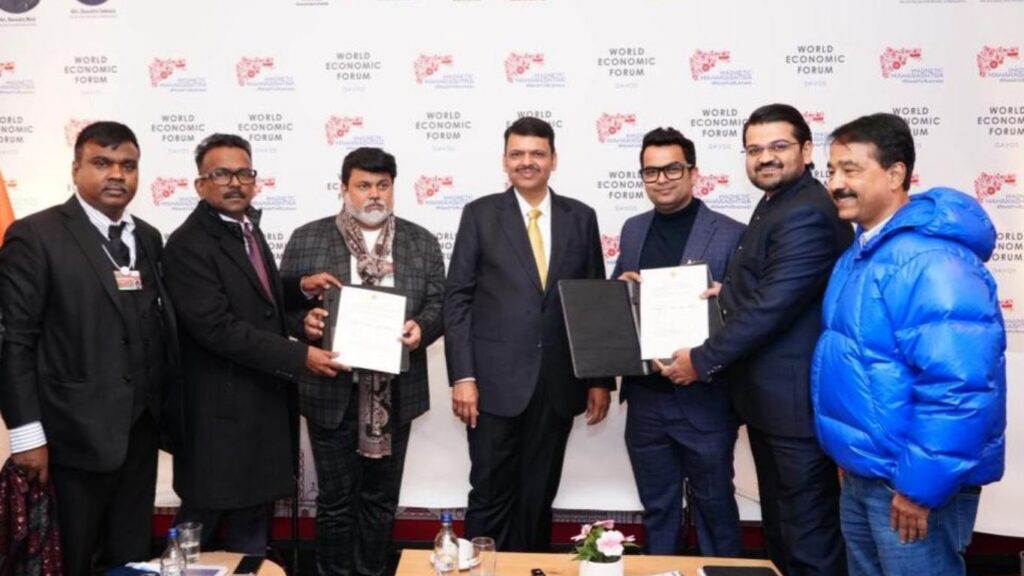 दावोस येथे महाराष्ट्र सरकारचा २,५०० कोटींचा कृषी करार; स्मार्ट शेतीला मोठी चालना