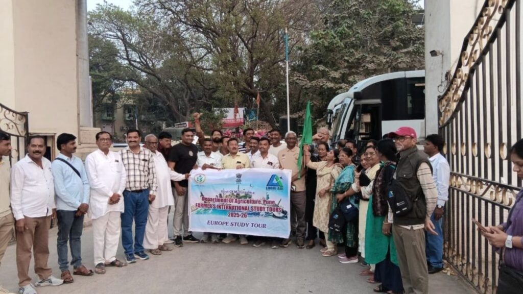 महाराष्ट्रातील 52 शेतकऱ्यांचा युरोप अभ्यास दौरा; राज्य सरकारकडून अनुदान दुप्पट, प्रत्येकी 2 लाखांची मदत