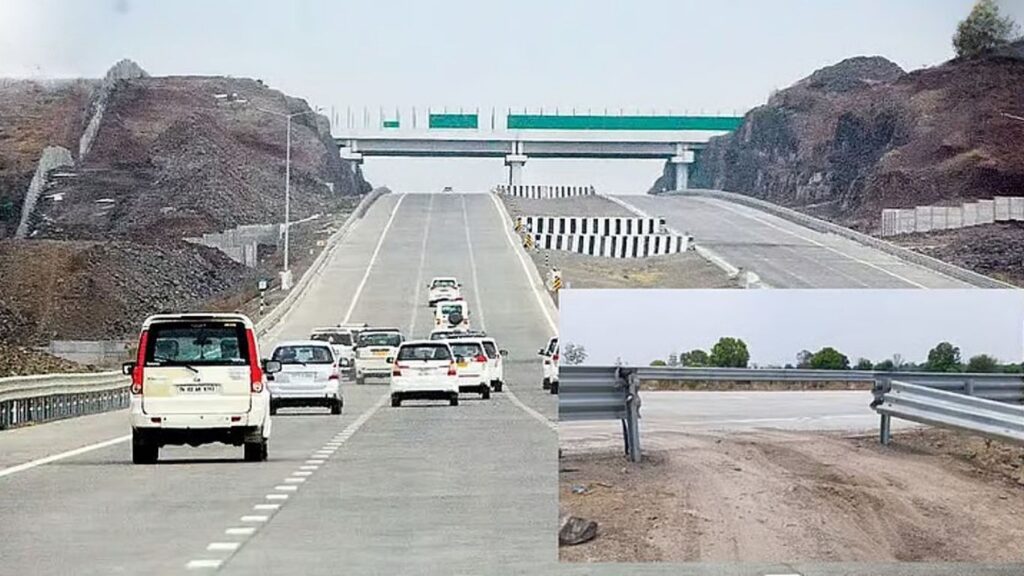 समृद्धी महामार्गावर जीवघेणी द्राक्ष विक्री; कडवंचीजवळ मुलांनाही रस्त्यावर उतरवून अपघाताला निमंत्रण