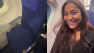 Viral Video: इंडिगो फ्लाइटमध्ये विन्डो सीट बुक केली, पण कुशनच गायब; तरुणीचा अनुभव व्हायरल