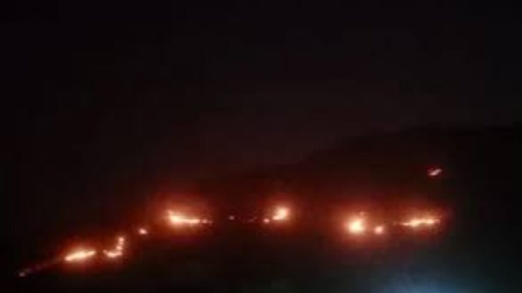 माथेरानमध्ये वणव्याचा कहर वनअधिकाऱ्यांच्या हलगर्जीपणाचा गावकऱ्यांना फटका