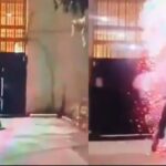 आधारवाडी जेलबाहेर फटाक्यांची आतषबाजी Satish Kamble उर्फ सत्या भाईच्या समर्थकांचा धक्कादायक प्रकार