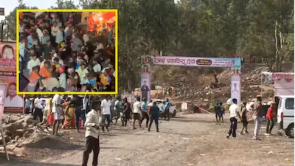 एकवीरा गडावर भाविकांच्या दोन गटांत तुंबळ हाणामारी; १५ जण जखमी, दगडफेकीने तणाव