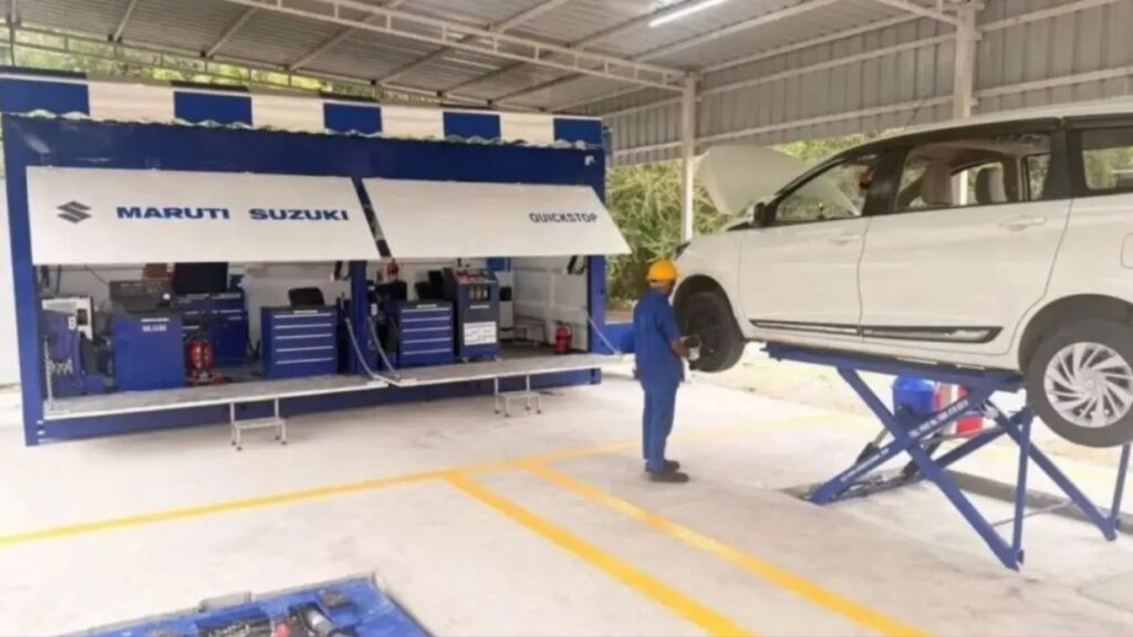 गाडी सर्व्हिसिंगसाठी गॅरेजला जाण्याची गरज नाही! Maruti Suzuki ची ‘QuickStop’ घरपोच सेवा सुरू