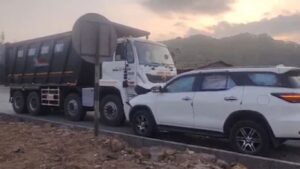 Palghar Accident: भाजप खासदार हेमंत सावरा यांच्या गाडीला डंपरची धडक; चालकाचा हात फ्रॅक्चर